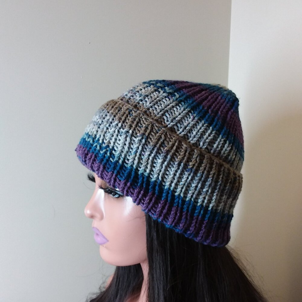 Handmade Multicolor Soft Hat Beanie - Picture 2 of 4